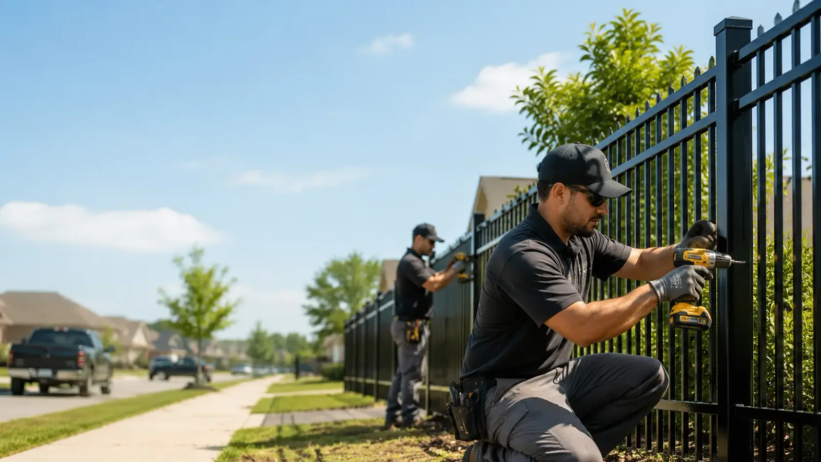 Metal Fence Installation in Loving, TX